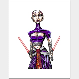 Asajj Ventress Posters and Art